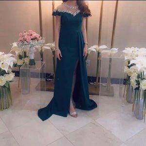 Beautiful Long Green Dress
